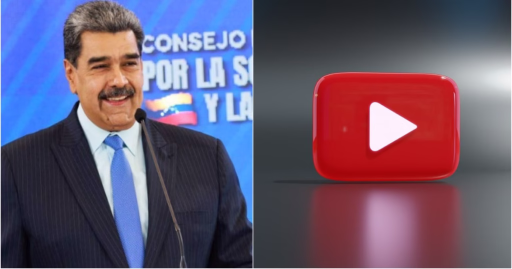Suspensión de Nicolás Maduro en YouTube