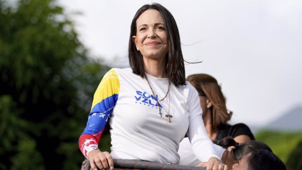 María Corina Machado Nobel: exigencia de salida del dictador Maduro para recoger el premio